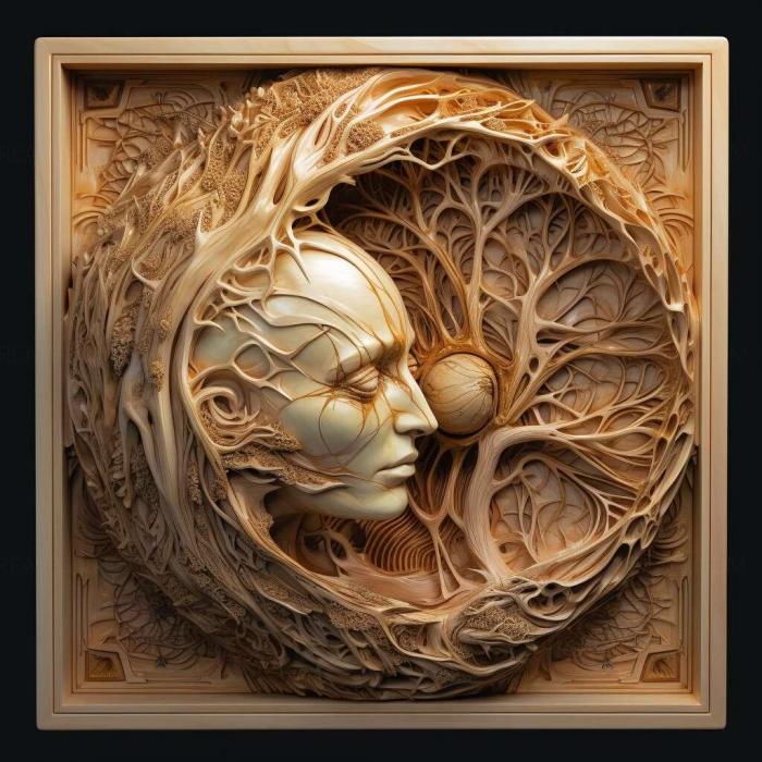 نموذج ثلاثي الأبعاد لآلة CNC 3D Art 